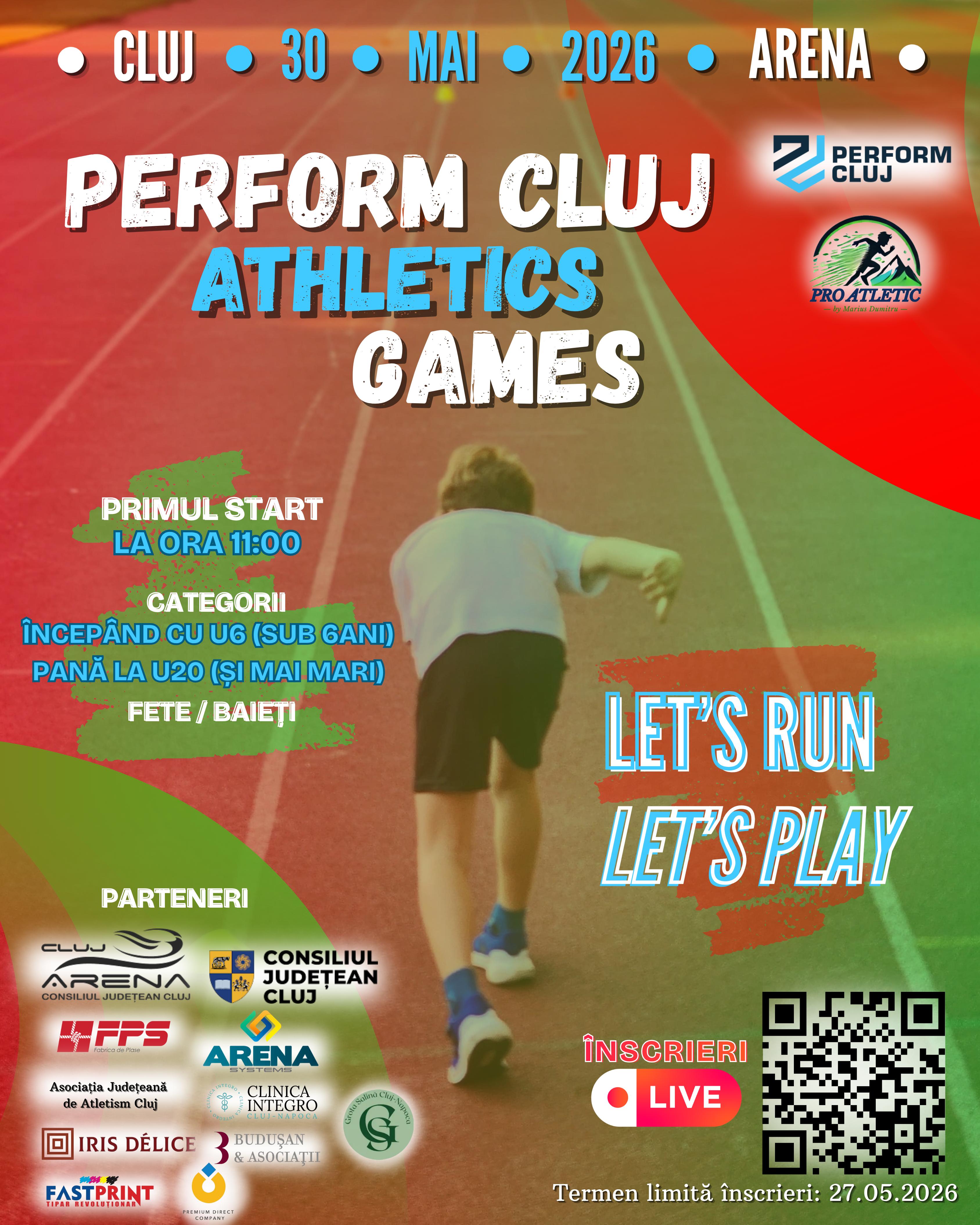 PERFORM CLUJ ATHLETICS GAMES